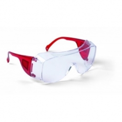 OKULARY OCHRONNE EN166 CZERWONE         PRZECIWODPRYSKOWE STALCO/S-47265        42491