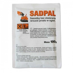 SADPAL II/50g (KATALIZATOR)DO SPALANIA  SADZY NIEPALNY NIEWYBUCHOWY DO PIECÓW I KOMINKÓW/SASZETKA 40g