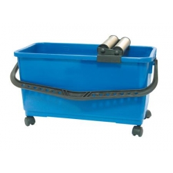 WIADRO GLAZURNICZE 24l DO CZYSZCZENIA   PŁYTEK (ZESTAW ROLKI,KÓŁKA,KRATKA)      H035
